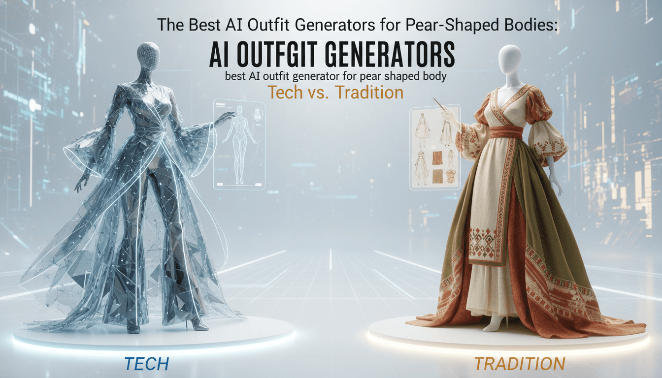 The Best AI Outfit Generators for Pear-Shaped Bodies: Tech vs. Tradition